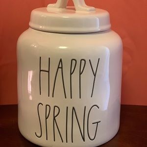 Rae Dunn Happy Spring Canister